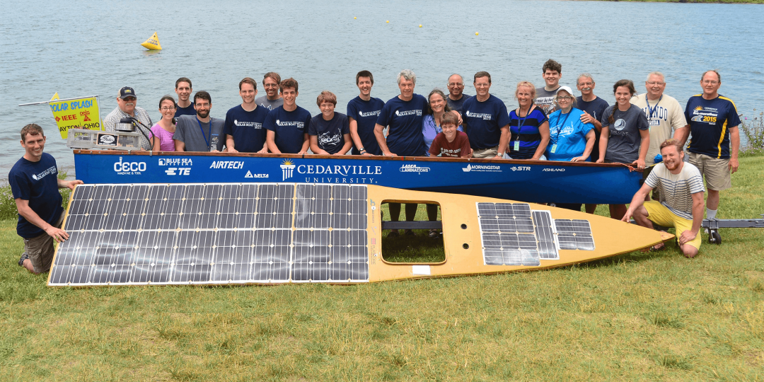 new eagle is a proud sponsor of the cedarville university solar boat team