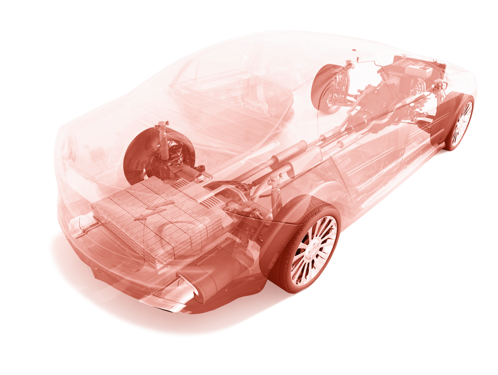 Hybrid electric vehicle skeleton