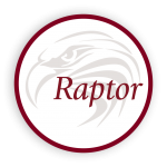 raptor logo with shadow